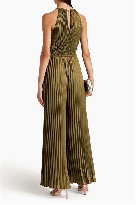 bijenkorf michael kors jumpsuit|Michael Kors pleated jumpsuit.